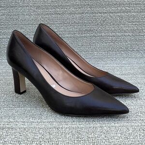 COLE HAAN Mylah Point Toe Leather Pumps Brown Women's Size 9 US